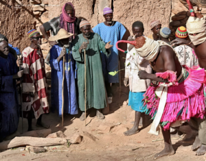 Dogon tribesmen.